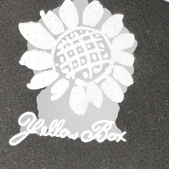 NWOT Yellow Box Womens Clear Rhinestone Zemily Flip Flop Sandals Black Size 10 - Picture 2 of 4